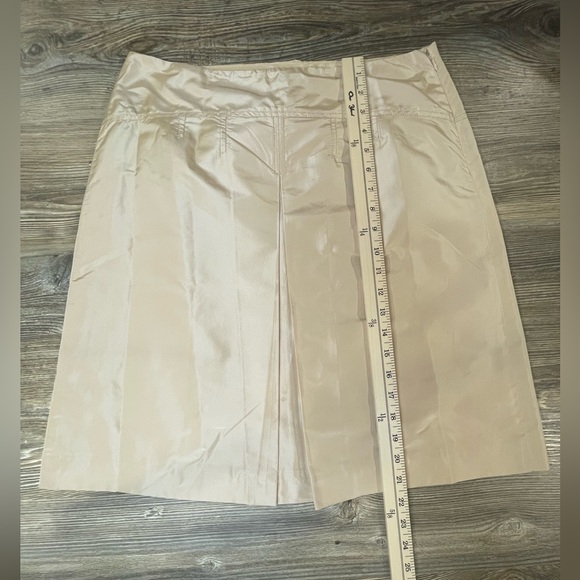 NWT J CREW - size 10- CreamSilk Skirt**please read** - Picture 5 of 14